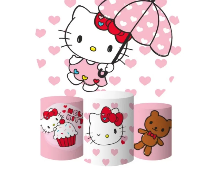 Pegue e Monte Hello Kitty